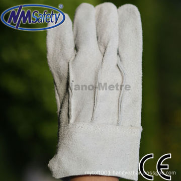 NMSAFETY natural fur lined leather gloves